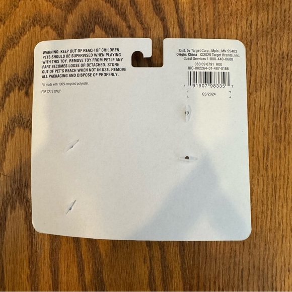 🌈 6/$60 Cat Boots Barkley Two Catnip Chase And Pounce Waffle Coffee Toys - Picture 3 of 3